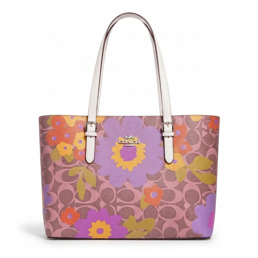 COACH MOLLIE TOTE 25 SIGNATURE - FLORAL
