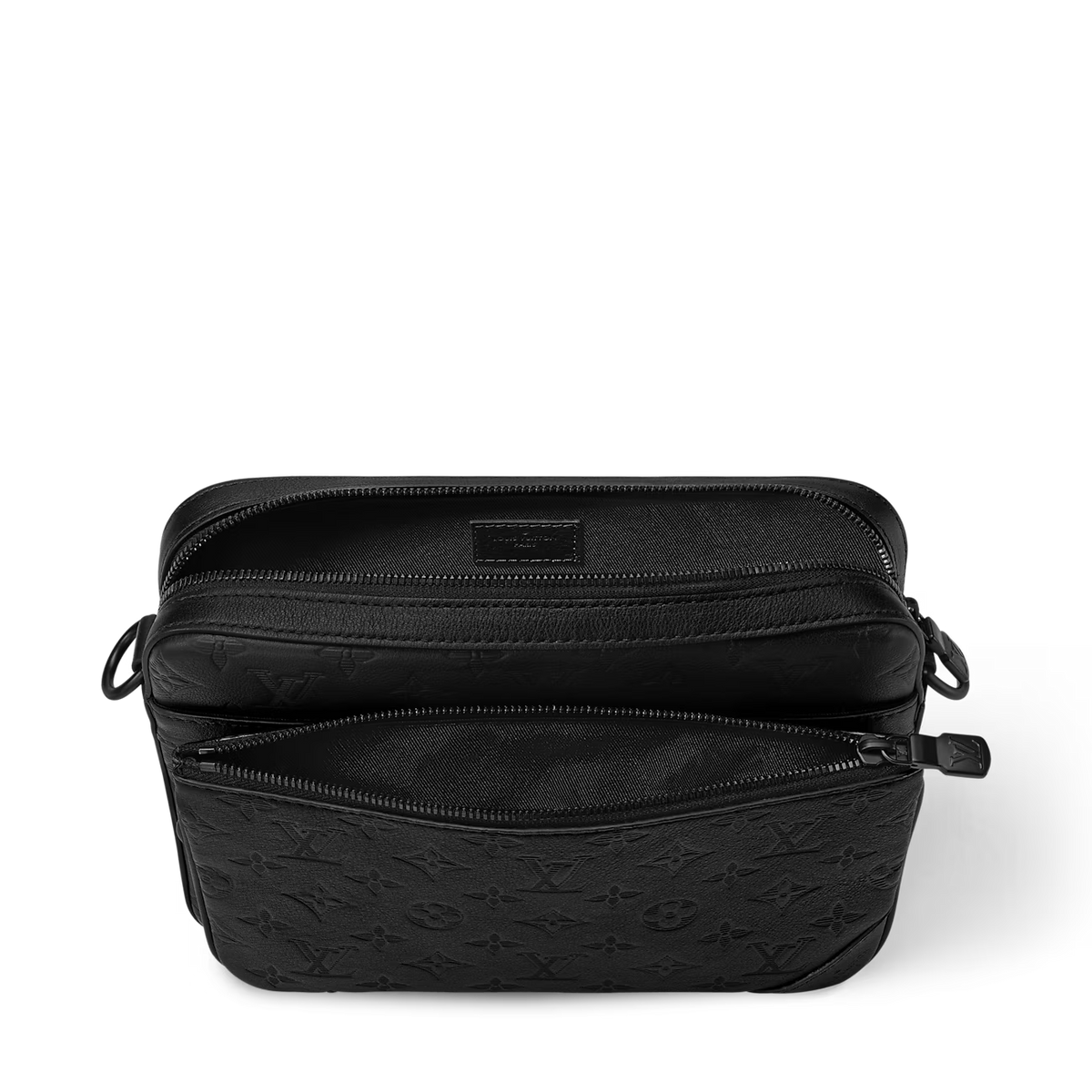 LOIUS VUITTON TRIO MESSANGER BAG MONOGRAM SHADOW BLACK