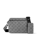 LOUIS VUITTON TRIO MESSANGER BAG MONOGRAM SHADOW LEATHER